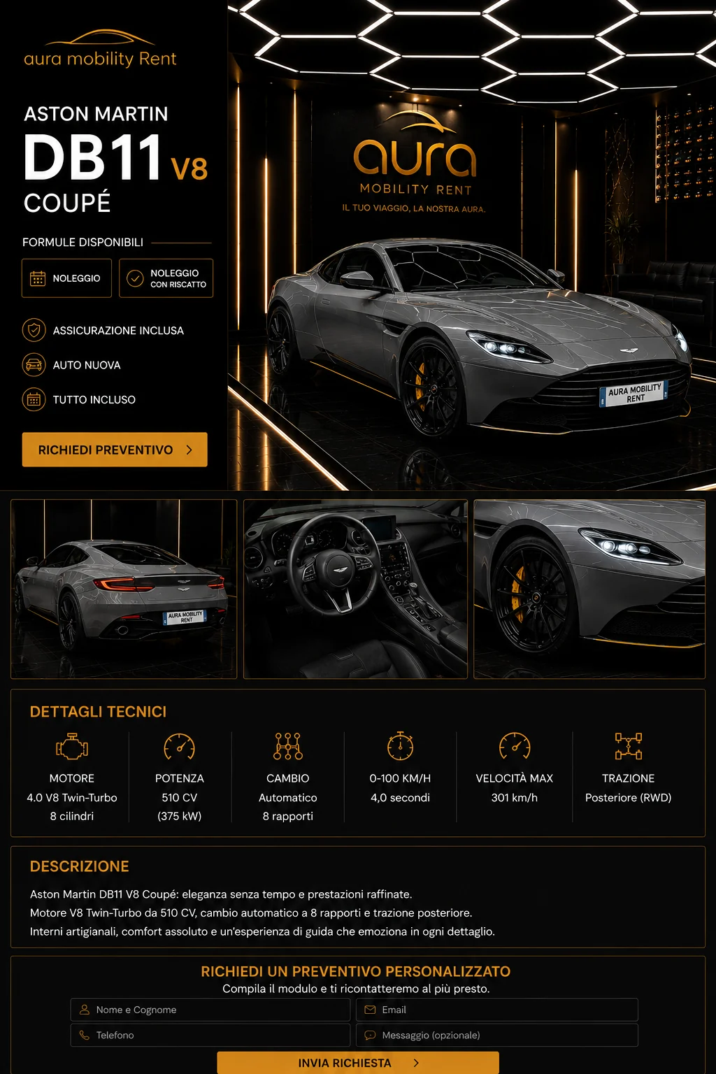 Aston Martin DB11 V8 Coupé